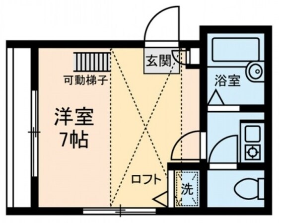 シャンテ鷲神社前の物件間取画像